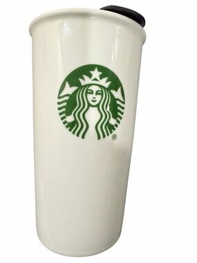 Starbucks 10fl Oz Ceramic Travel Mug With Lid